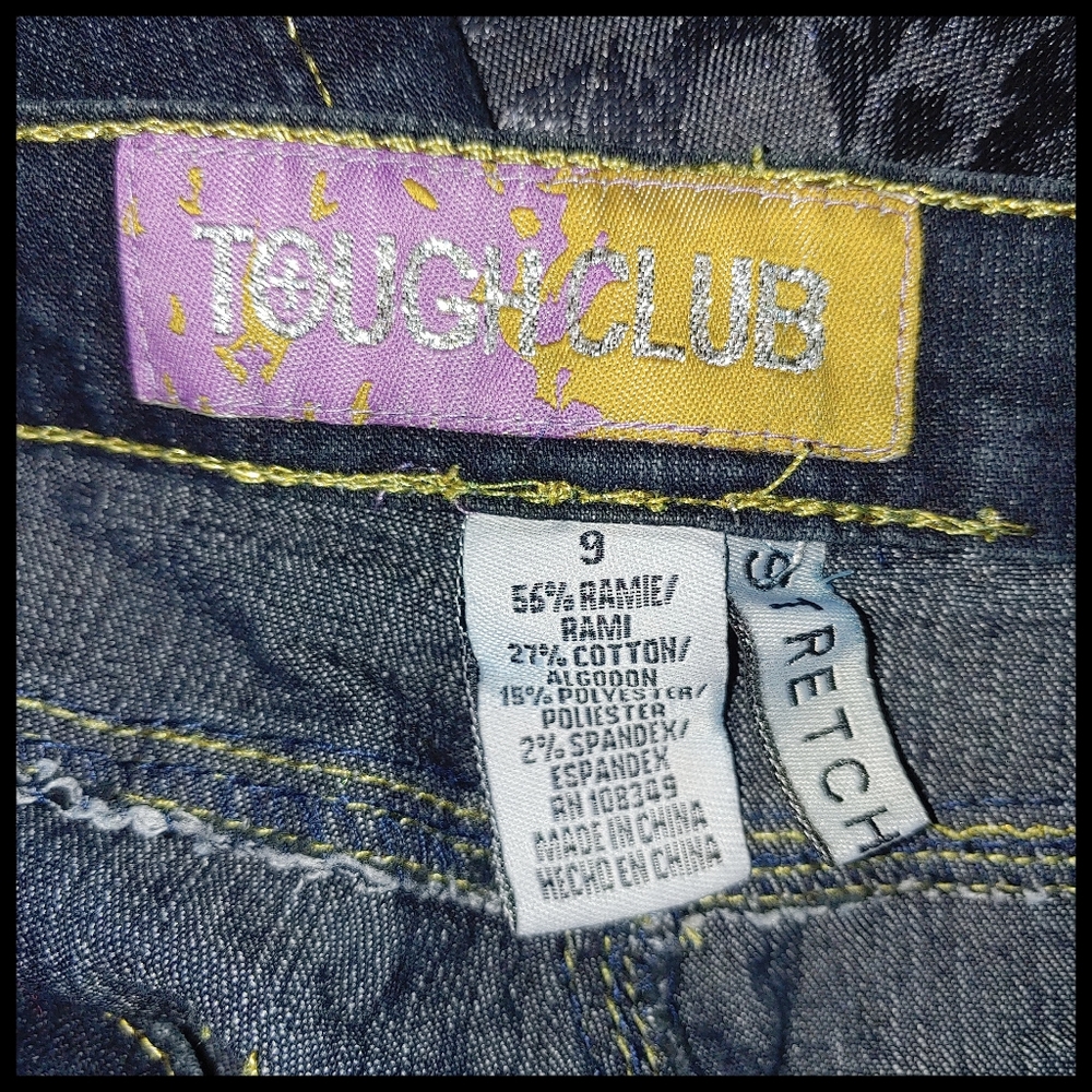 Tough Club Gold Stitching Capris - Picture 8 of 8